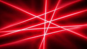 abstract laser light rays slow motion