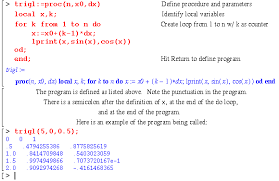 Ceng303 Maple Manual Chapter 4