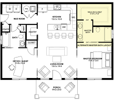 Compact House Plan With Home Office And