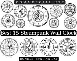 Clock Face Svg Bundle Steampunk Wall