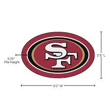 San Francisco 49ers Mascot Mat 36 In X