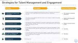 Strategies For Talent Management And