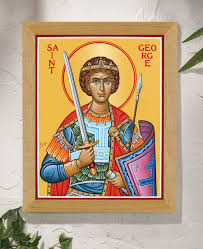 St George Portrait Original Icon 14