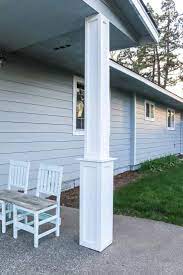 skinny porch posts for added curb appeal
