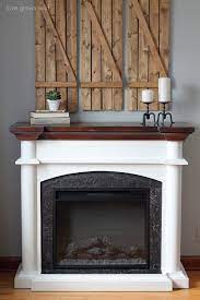 Two Tone Fireplace Makeover Love