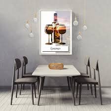 Modern Wine Themed Wall Decor To