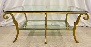Coffee Table Glass Top French