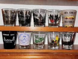 Us City Souvenir Shot Glass Variety New