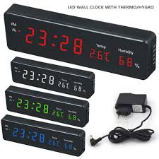 Electronic Led Digital Wall Clock With