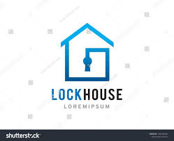 Lock House Logo Symbol Icon Template