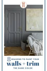 Paint Your Wall And Trim The Same Color