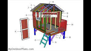 Backyard Playhouse Plans Myoutdoorplans