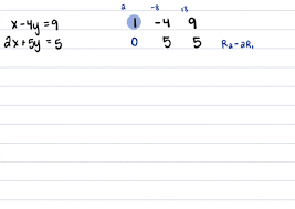 Equations Using Gaussian Elimination