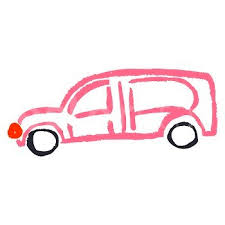 Icon In Hand Draw Style Car Drawing