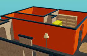 wall building in a level editor