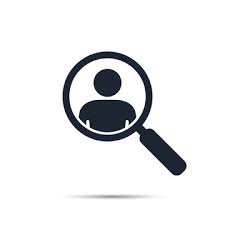 Person Magnifying Glass Icon Images