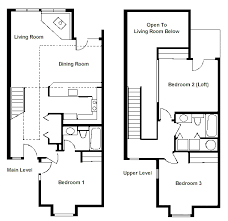 Floor Plan Two Bedroom Loft Rci Id