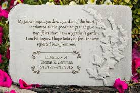 Personalized Father Memorial Stone My