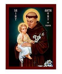 Saint Anthony Of Padua Icon Handmade