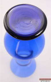 Midcentury Cobalt Blue Glass Vase