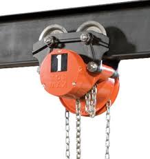 6 ton low headroom push trolley hoist