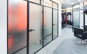 Retail Space With Glass Partitions