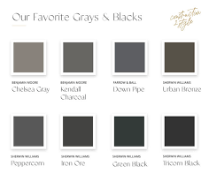 Gray Black Paint Colors