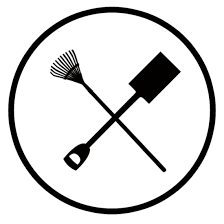 Garden Tool Icon Logo Girls Ruffle T