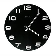 Buy Acctim 27003 Mika Wall Clock Black