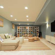 No Windows But Light Basement Design