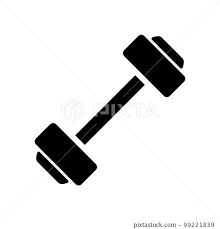 Dumbbell Workout Icon Weight Training