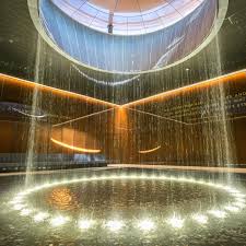 Fountain Rains Down Calming Waters