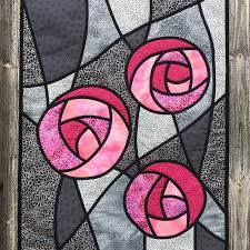 Stained Glass Rose With A Bud Pdf