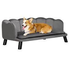 Pawhut Dog Couch Pet Sofa Cat Bed With