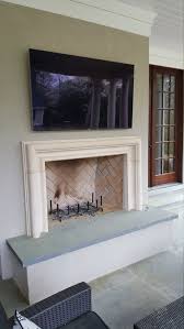Modern Cast Stone Fireplace