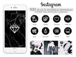 Buy Black Marble Minimal Instagram