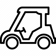 Cart Golf Outline Transport Icon