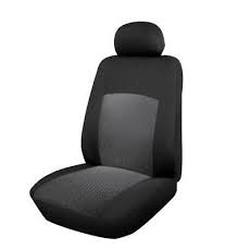 Black Cloth Car Seat Covers 9 Pcs Full