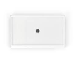 60 Swanstone Alcove Shower Pan