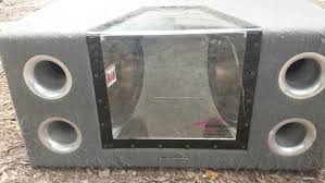 Subwoofer Box For 12 With Plexiglass