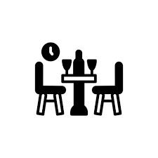 Dining Room Icon In Vector