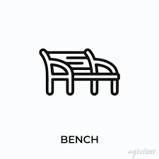 Bench Icon Vector Bench Sign Symbol