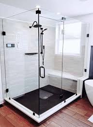 Custom Glass Shower Door Installation