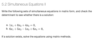 Solved 5 2 Simultaneous Equations Ll