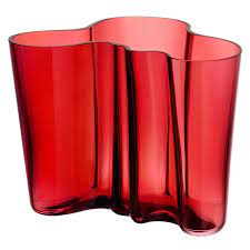 Iittala Aalto Vase 160 Mm Cranberry