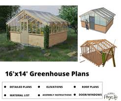 16 X 14 Greenhouse Diy Plans