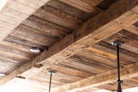 rustic barnwood flooring beams