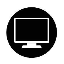 Computer Monitor Icon Vector Art Icons