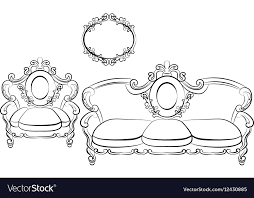 Royal Sofa And Armchair Set Royalty