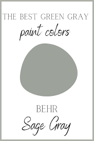 Gray Green Paint Colors